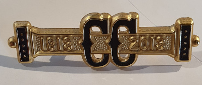 Craft Lodge Bi-Centenary Breast Jewel (Bar only) 1813-2013 - Click Image to Close